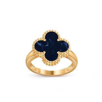 [AM]LUCKY CLOVER VINTAGE GOLD RING COLLECTION