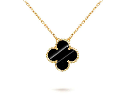 [AM]15MM CLOVER FLOWER PENDANT NECKLACE COLLECTION