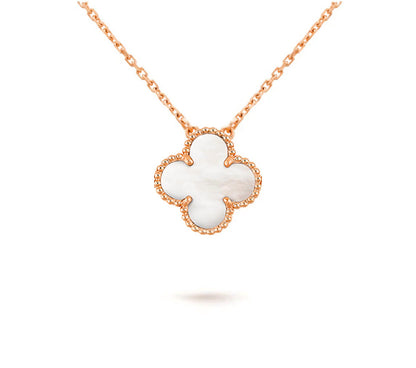 [AM]15MM CLOVER FLOWER PENDANT NECKLACE COLLECTION