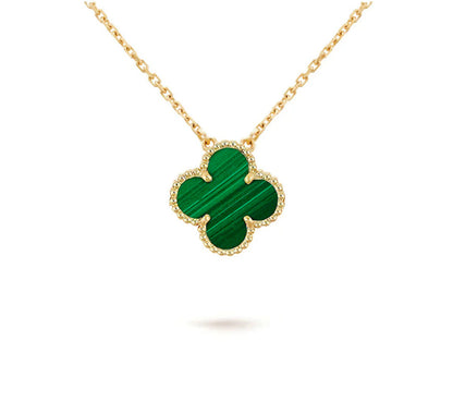 [AM]15MM CLOVER FLOWER PENDANT NECKLACE COLLECTION