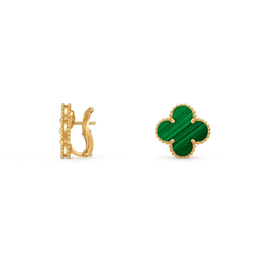 [AM]15MM CLOVER FLOWER STUD EARRINGS GOLD COLLECTION