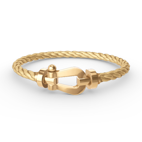[AM]FORCE LARGE HORSESHOE BRACELET - GOLD