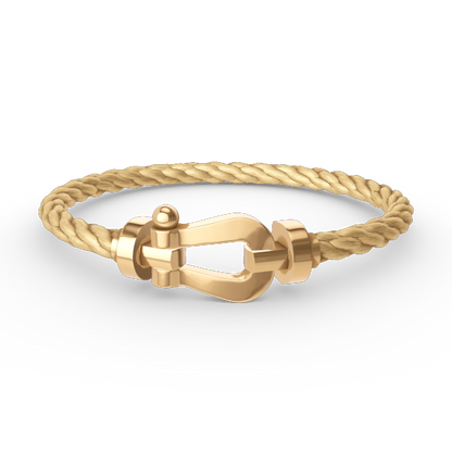 [AM]FORCE LARGE HORSESHOE BRACELET - GOLD