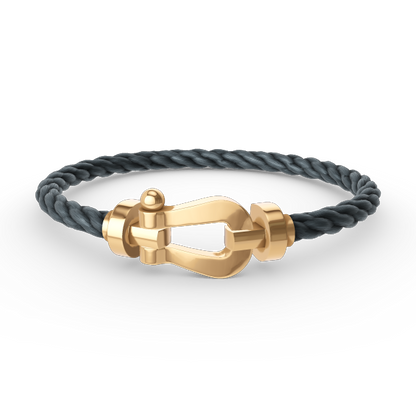 [AM]FORCE LARGE HORSESHOE BRACELET - GOLD