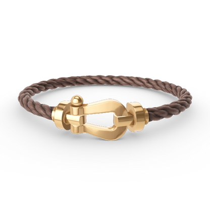 [AM]FORCE LARGE HORSESHOE BRACELET - GOLD