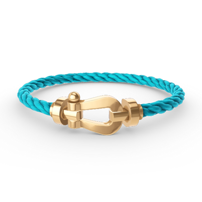 [AM]FORCE LARGE HORSESHOE BRACELET - GOLD