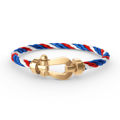 [AM]FORCE LARGE HORSESHOE BRACELET - GOLD