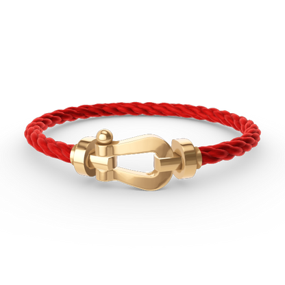 [AM]FORCE LARGE HORSESHOE BRACELET - GOLD