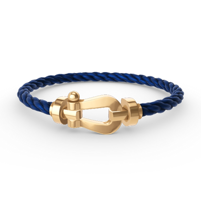[AM]FORCE LARGE HORSESHOE BRACELET - GOLD