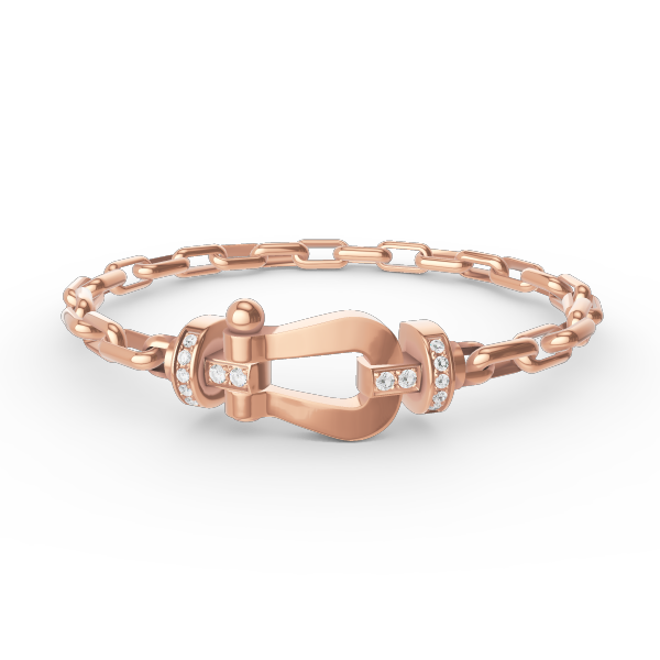 [AM]FORCE LARGE HORSESHOE CLASP METAL BRACELET