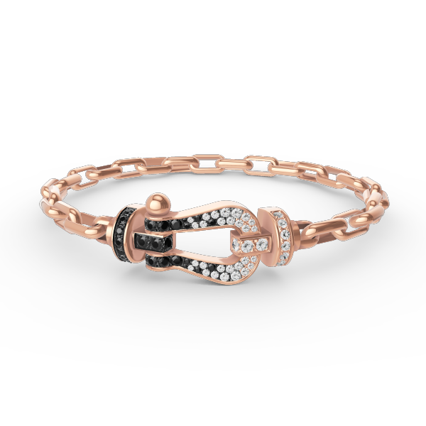 [AM]FORCE LARGE HORSESHOE CLASP METAL BRACELET