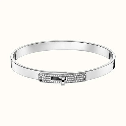 [AM]KELLY SILVER DIAMOND BRACELET