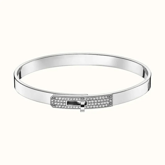 [AM]KELLY SILVER DIAMOND BRACELET