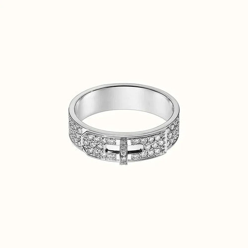 [AM]KELLY SILVER DIAMOND RING