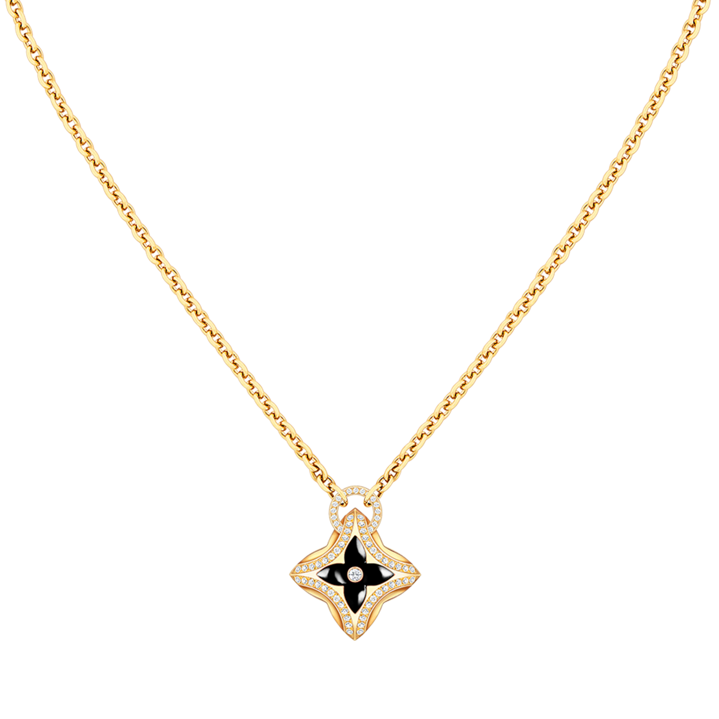 [AM]STAR PEDANT ROSE GOLD DIAMOND NECKLACE