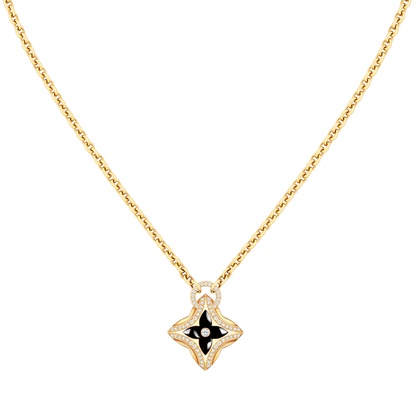 [AM]STAR PEDANT ROSE GOLD DIAMOND NECKLACE