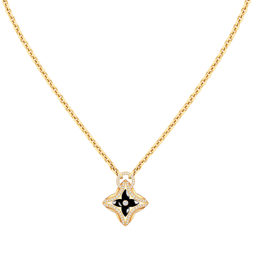 [AM]STAR PEDANT ROSE GOLD DIAMOND NECKLACE