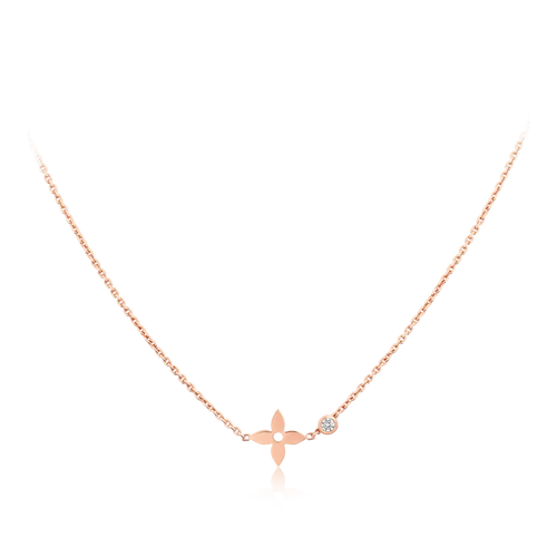 [AM]BLOSSOM PENDANT ROSE GOLD AND DIAMOND