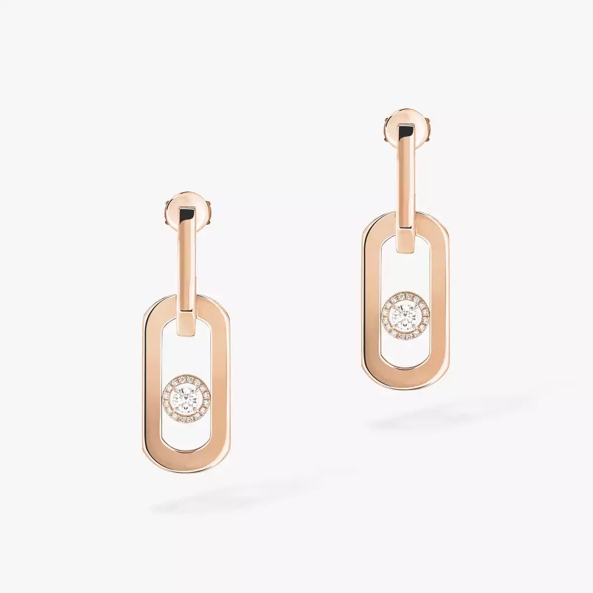[AM]SO MOVE XL DIAMOND PENDANT EARRINGS