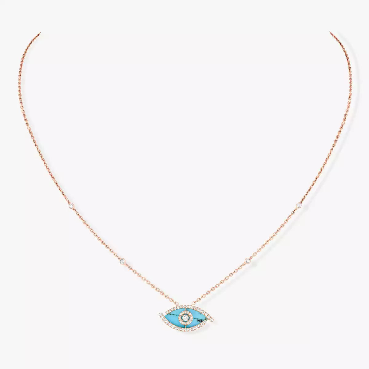 [AM]LUCKY EYE DIAMOND NECKLACE