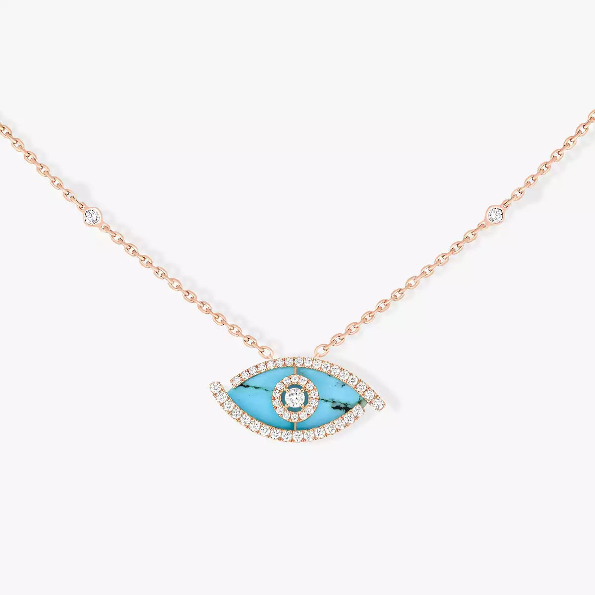 [AM]LUCKY EYE DIAMOND NECKLACE