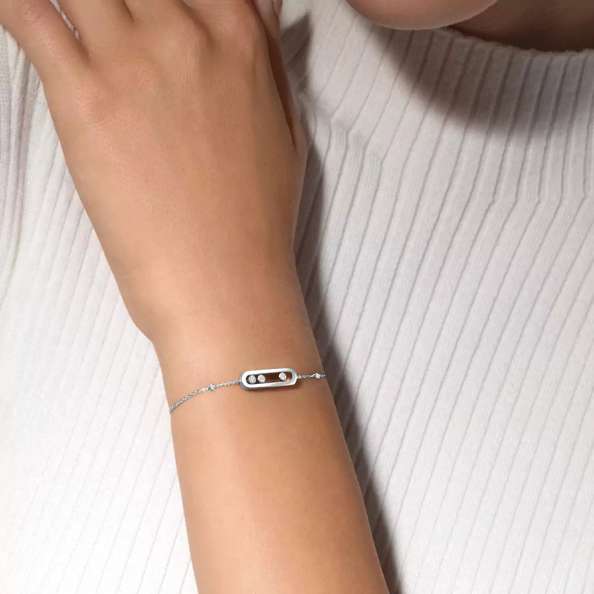 [AM]BABY MOVE DIAMOND BRACELET