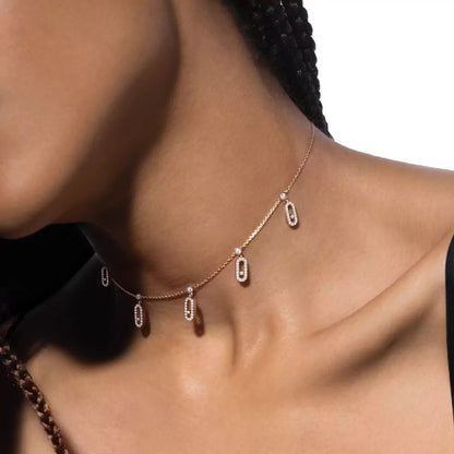 [AM]MOVE UNO 5-PENDANT NECKLACE