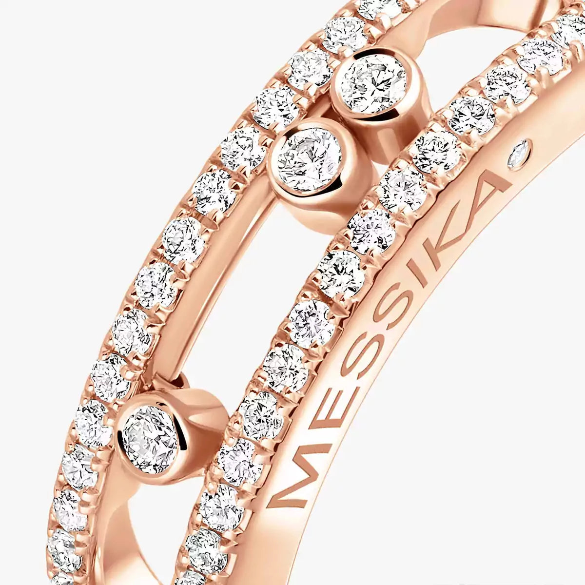 [AM]BABY MOVE PAVÉ DIAMOND RING
