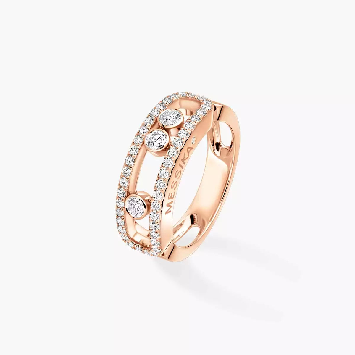 [AM]BABY MOVE PAVÉ DIAMOND RING