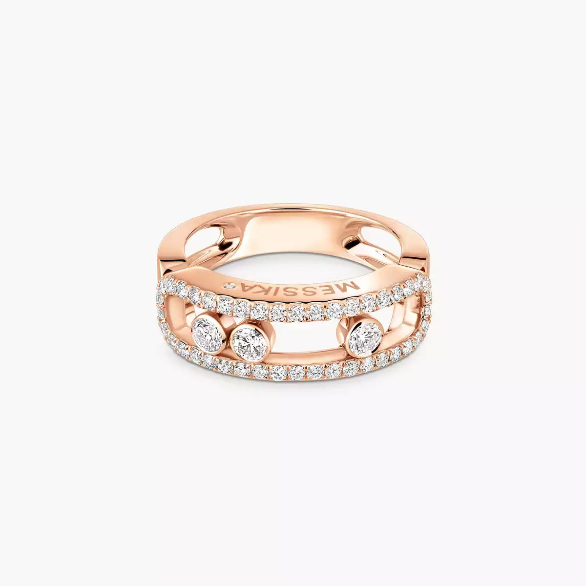 [AM]BABY MOVE PAVÉ DIAMOND RING