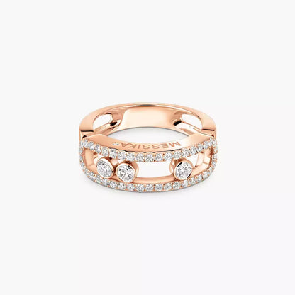[AM]BABY MOVE PAVÉ DIAMOND RING