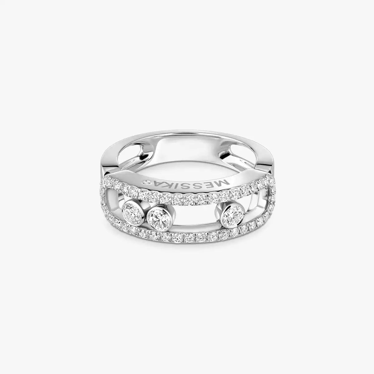 [AM]BABY MOVE PAVÉ DIAMOND RING