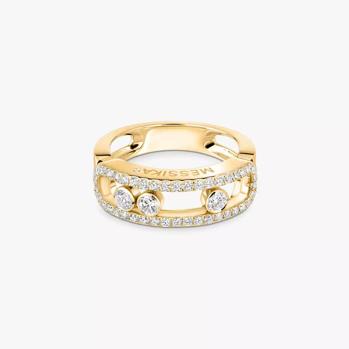 [AM]BABY MOVE PAVÉ DIAMOND RING