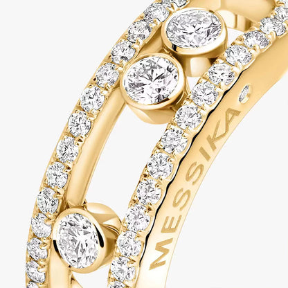 [AM]BABY MOVE PAVÉ DIAMOND RING