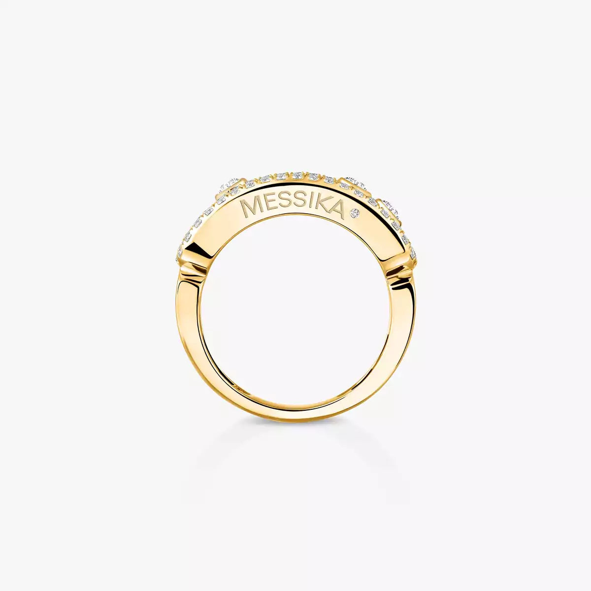 [AM]BABY MOVE PAVÉ DIAMOND RING