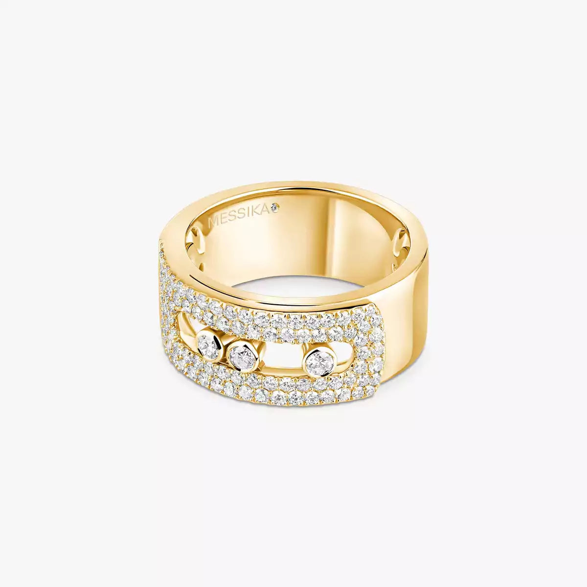 [AM]MOVE NOA PAVÉ DIAMOND INTERLOCKING RING