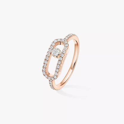 [AM]MOVE UNO FULL PAVÉ DIAMOND RING