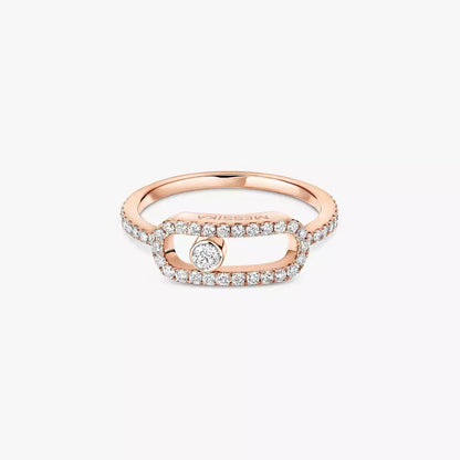 [AM]MOVE UNO FULL PAVÉ DIAMOND RING