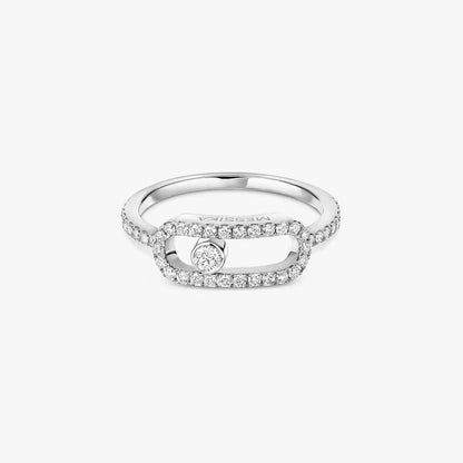 [AM]MOVE UNO FULL PAVÉ DIAMOND RING
