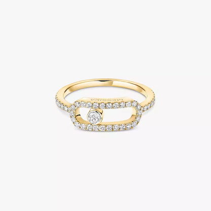 [AM]MOVE UNO FULL PAVÉ DIAMOND RING