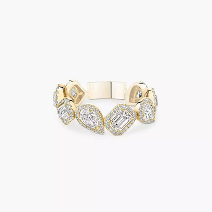 [AM]MY TWIN DIAMOND WEDDING RING