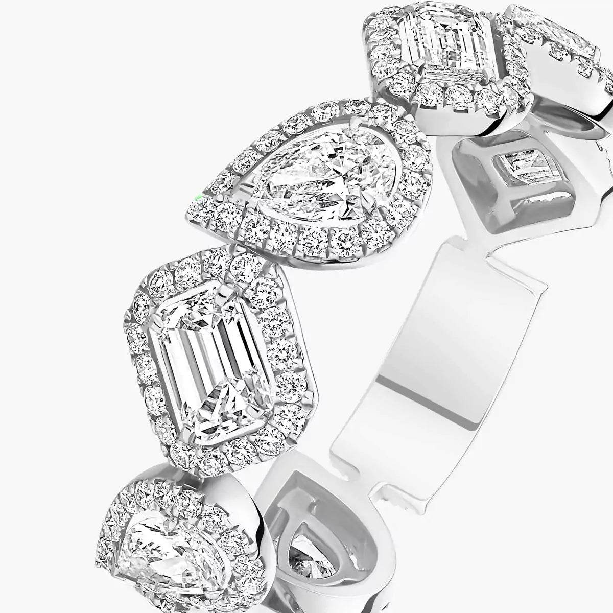 [AM]MY TWIN DIAMOND WEDDING RING