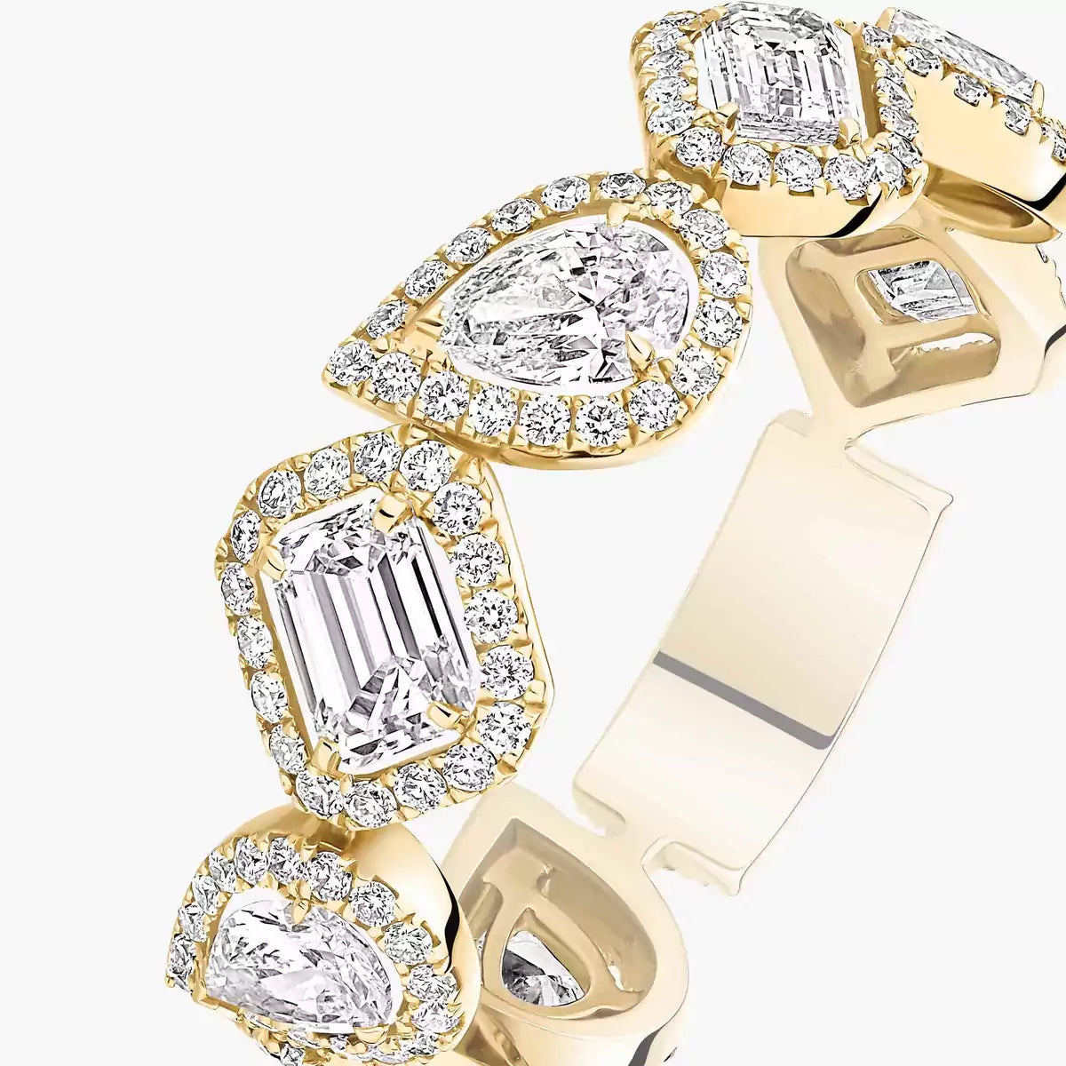 [AM]MY TWIN DIAMOND WEDDING RING