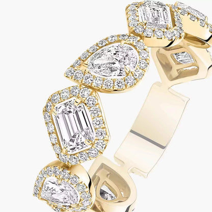 [AM]MY TWIN DIAMOND WEDDING RING