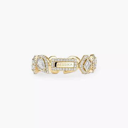 [AM]MY TWIN DIAMOND WEDDING RING