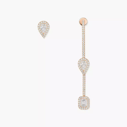 [AM]MY TWIN DIAMOND DROP EARRINGS