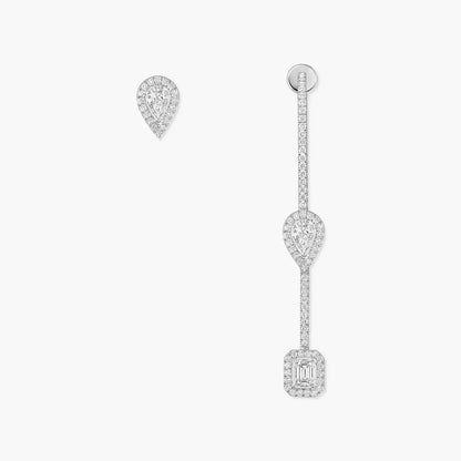 [AM]MY TWIN DIAMOND DROP EARRINGS