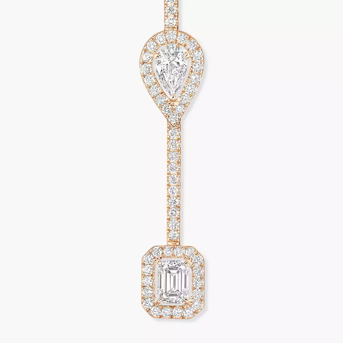 [AM]MY TWIN DIAMOND DROP EARRINGS