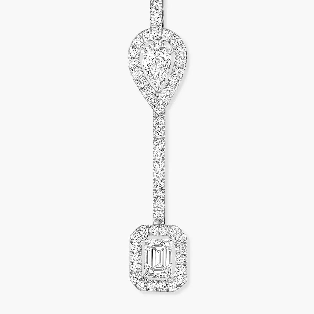 [AM]MY TWIN DIAMOND DROP EARRINGS