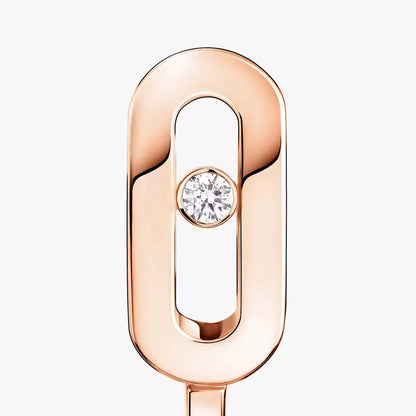 [AM]MOVE CLASSIQUE MINI DIAMOND HOOP EARRINGS